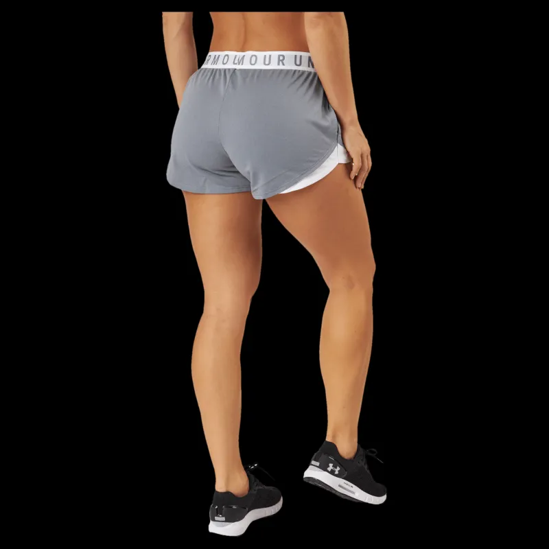 Under Armour Play Up Shorts 3.0 True Gray Heather Grå