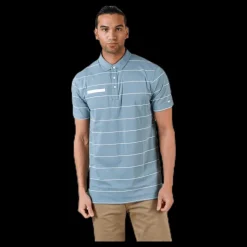 Nike Player Striped Polo Grey Grå Hot