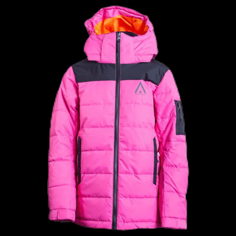 Clearance ColourWear Polar Youth Puff Jacket Pink/Black Rosa och Svart