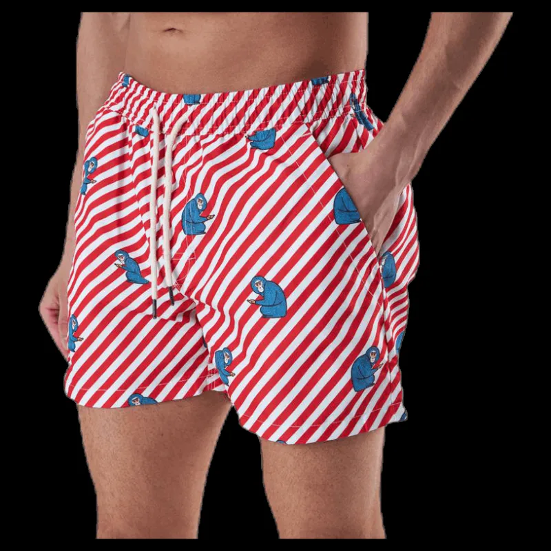 Online OAS Polka Monkey Red Röd