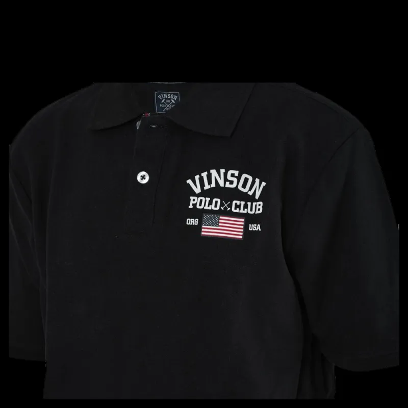 Hot Vinson Polo Club Polo Leslie Black Svart