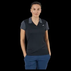 Babolat Polo Play Women Black Blå New