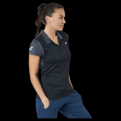 Babolat Polo Play Women Black Blå New