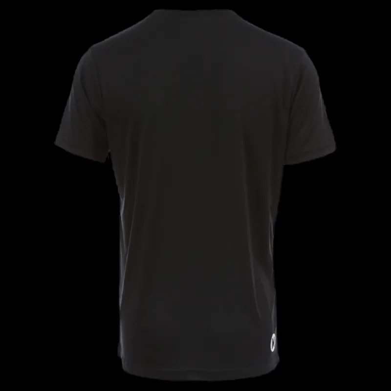 Outlet Kempa Poly Shirt Jr Black Svart