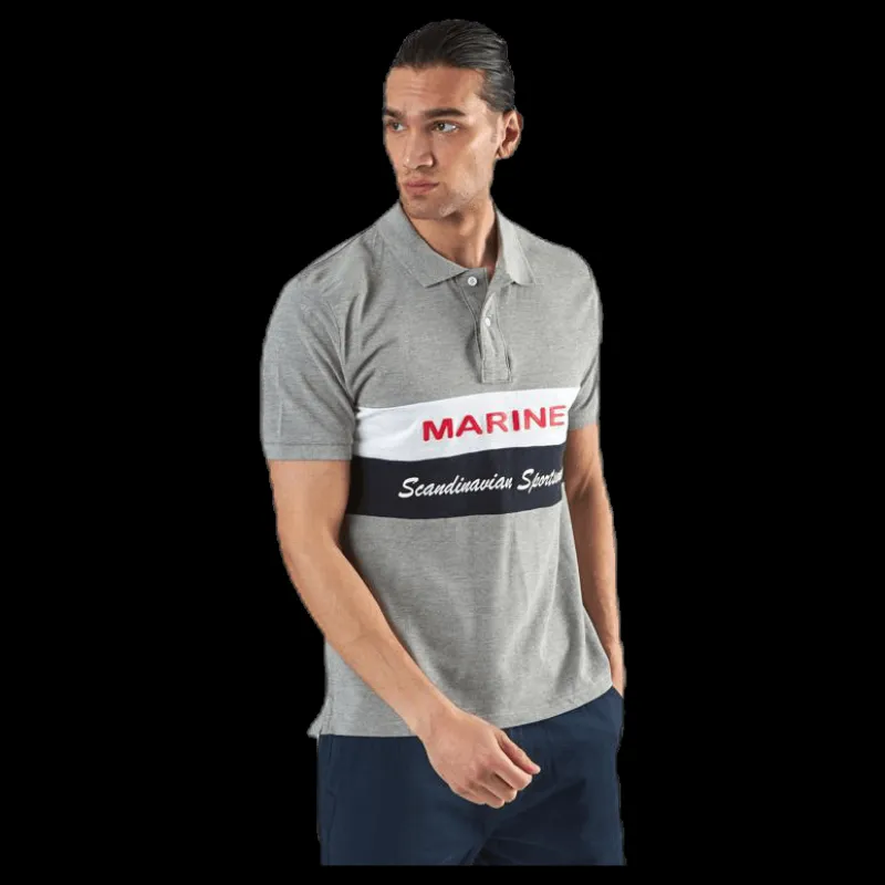 Marine Pompano Beach Pique Grey Grå Best