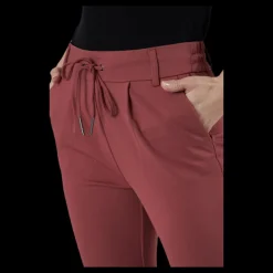 Only Poptrash Easy Colour Pant Pnt Red Röd Outlet