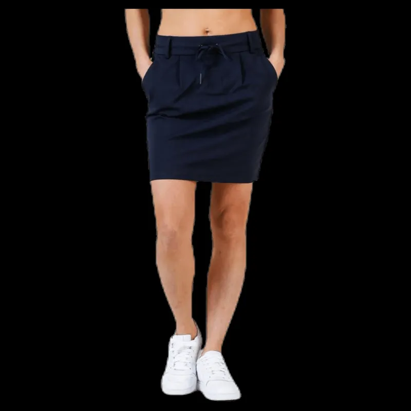 Only Poptrash Easy Skirt Blue Blå Outlet