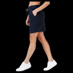 Only Poptrash Easy Skirt Blue Blå Outlet