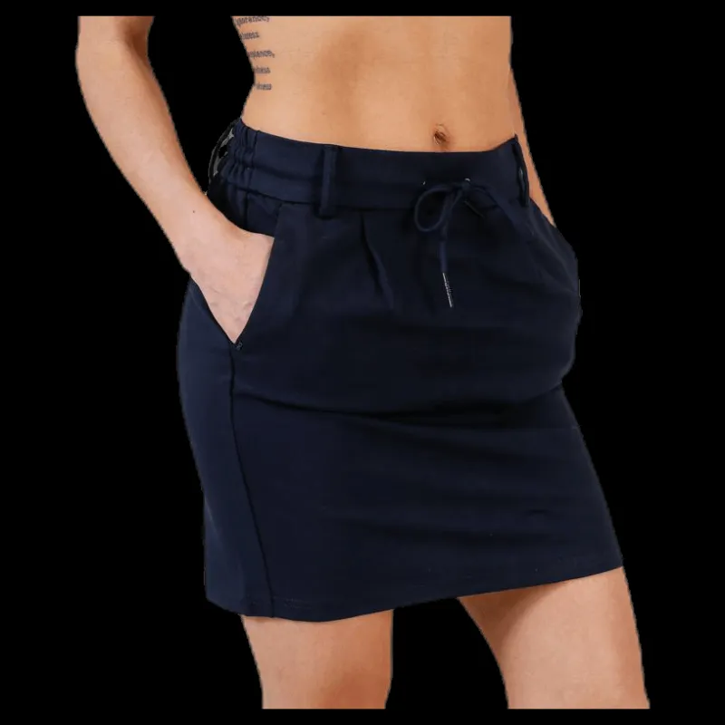 Only Poptrash Easy Skirt Blue Blå Outlet