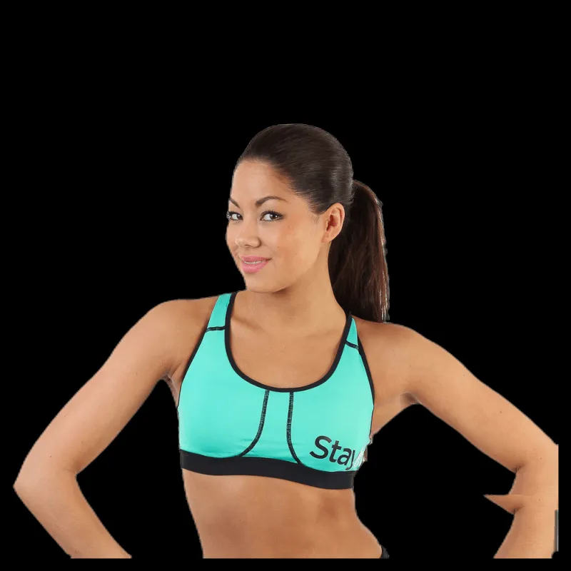 Stay in place Power Bra A/B Turquoise Turkos Online