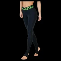 New 2XU Power Recovery Tights Black Svart
