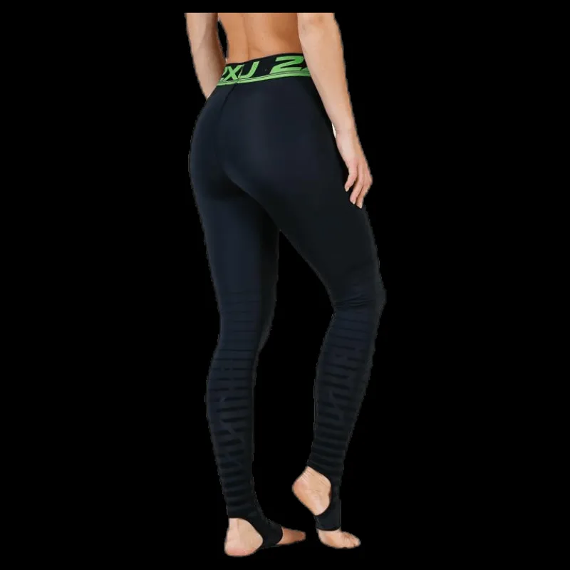 New 2XU Power Recovery Tights Black Svart