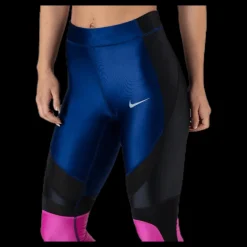 Nike Power Speed 7/8 Pink/Black Flerfärgad Discount