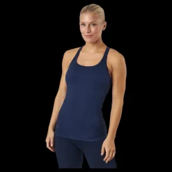 Outlet Famme Power Tank Top Navy Blue Blå