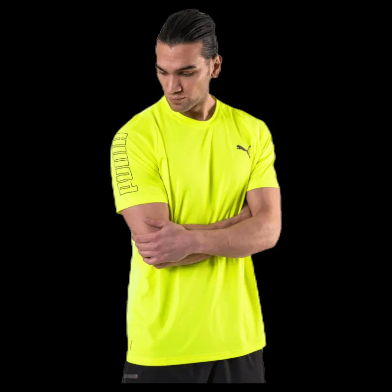 Outlet Puma Power Thermo R+ Tee Yellow Gul