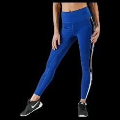 Best Nike Power Tight MR Gym Elastic 7/8 Blue/Black Blå