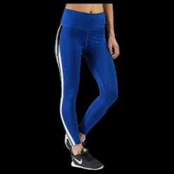 Best Nike Power Tight MR Gym Elastic 7/8 Blue/Black Blå
