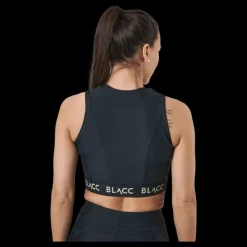 Outlet BLACC Power X Crop Top Black Svart