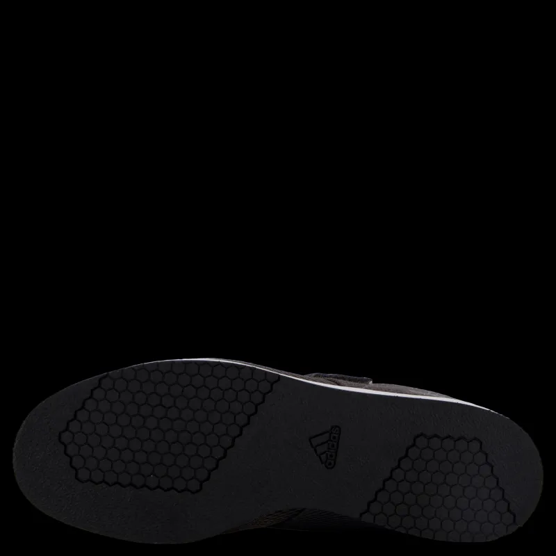 Best adidas Powerlift 5 Weightlifting Shoes Charcoal / Core Black / Cloud White Svart och Vit