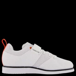New adidas Powerlift 5 Weightlifting Shoes Cloud White / Silver Metallic / Core Black Vit