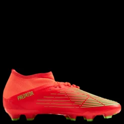Clearance adidas Predator Edge.3 Firm Ground Boots Solar Red / Team Solar Green / Core Black Röd
