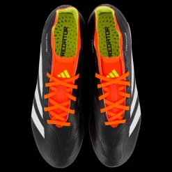 Sale adidas Predator League Firm Ground Football Boots Core Black / Cloud White / Solar Red Svart och Vit