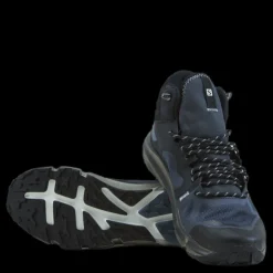 Clearance Salomon Predict Hike Mid Gtx Ebony/black/stormy Weather Blå