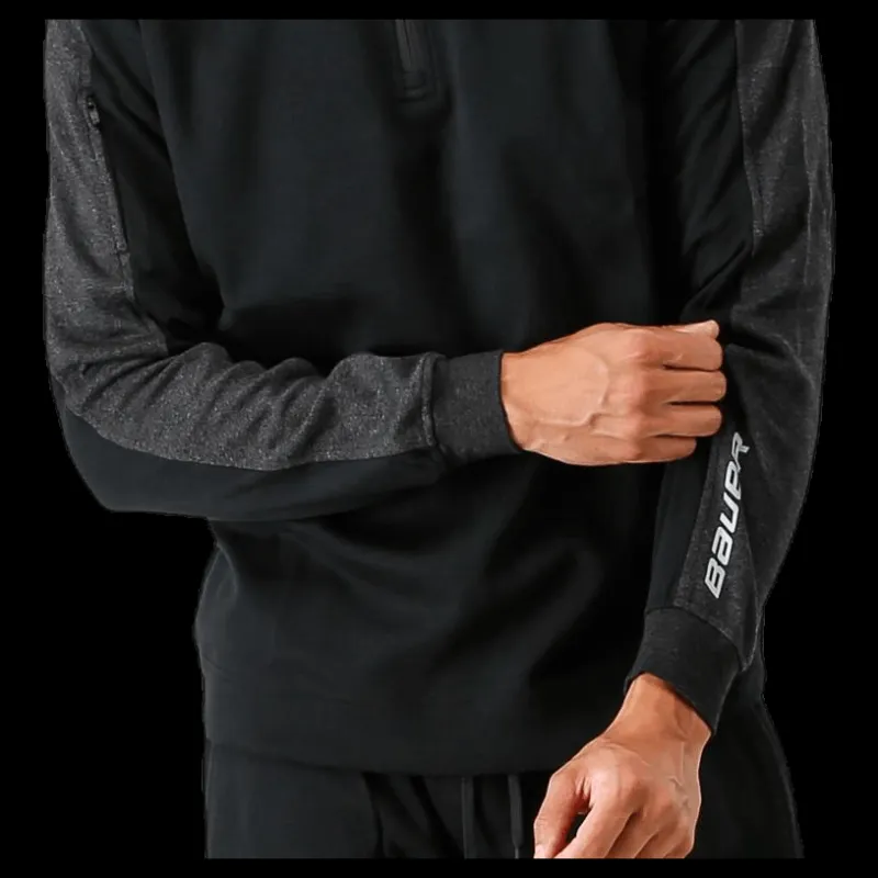 Bauer Premium Fleece 1/4 Zip Black Svart