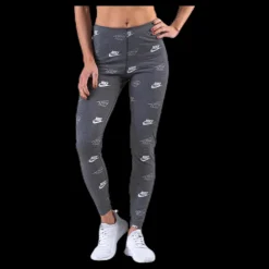 Best Nike Printed Leggings Shine BFF Grey Grå