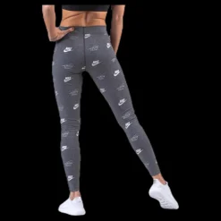 Best Nike Printed Leggings Shine BFF Grey Grå