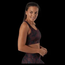 Online Röhnisch Printed Piping Sportsbra Black Miniature Myth Svart