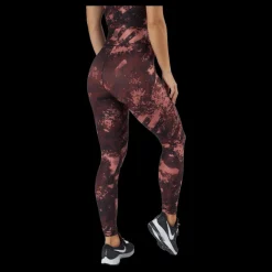 Hot Casall Printed Sport Tights Boost Red Flerfärgad