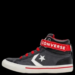 Converse Pro Blaze Strap Hi Junior Black/Red Svart och Röd Best