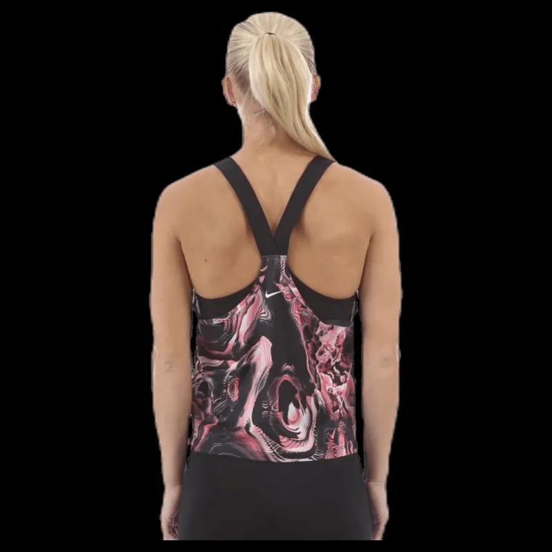 Outlet Nike Pro Coral Print Tank Pink Rosa