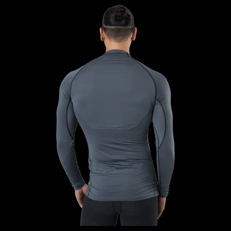 Nike Pro Dri-fit Men's Tight Fit Lo Iron Grey/black/black Blå New