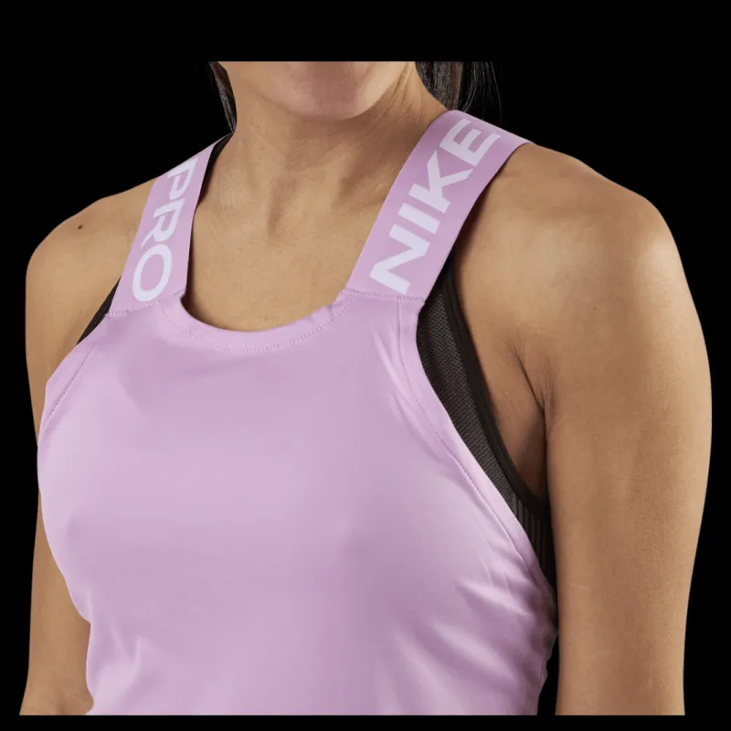 Nike Pro Dry Elastika Tank Top Pink/White Lila