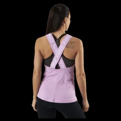 Nike Pro Dry Elastika Tank Top Pink/White Lila