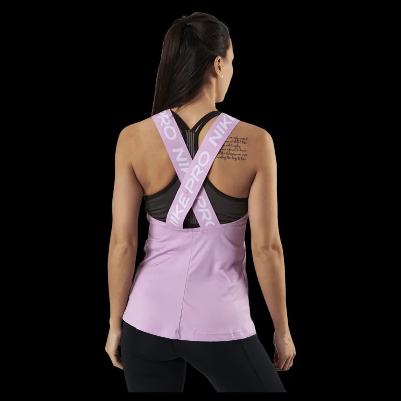 Nike Pro Dry Elastika Tank Top Pink/White Lila