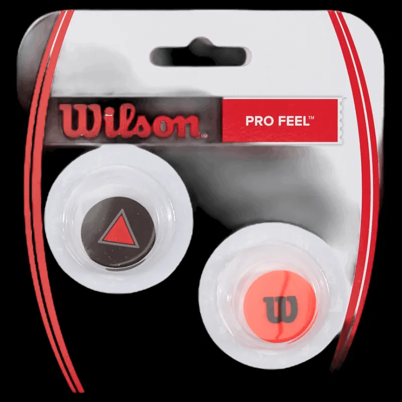 Discount Wilson Pro Feel Clash Dampeners Black/red Silver