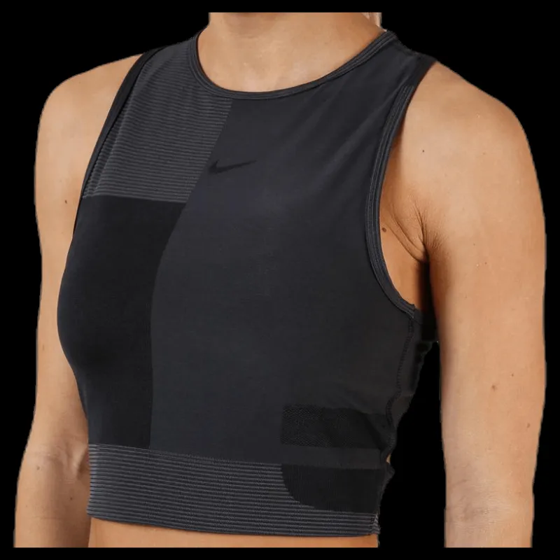 Nike Pro HyperCool Tank Black/Grey Svart Outlet