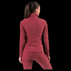 Nike Pro HyperWarm Velour Top Red Röd Outlet