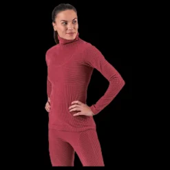 Nike Pro HyperWarm Velour Top Red Röd Outlet