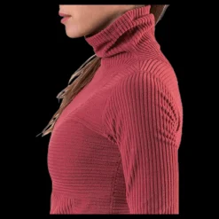 Nike Pro HyperWarm Velour Top Red Röd Outlet