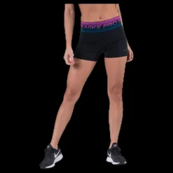 Nike Pro 3in Veneer Excellent Short Black/Grey Svart Hot
