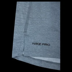 Best Nike Pro LS Top Grey Blå