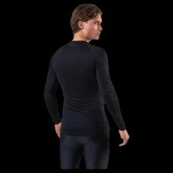 Nike Pro LS Top White/Black Svart Clearance