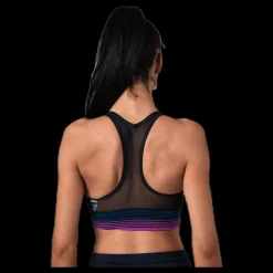 Discount Nike Pro Medium Pad Mesh Bra Black Svart