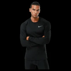 Outlet Nike Pro Therma Top LS Black Svart