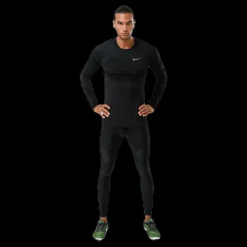 Outlet Nike Pro Therma Top LS Black Svart