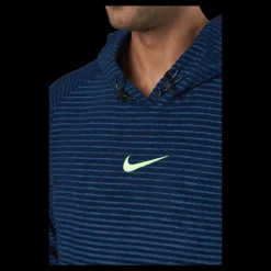 Nike Pro Therma-fit Adv Men's Fleec Obsidian/court Blue/volt Blå Clearance